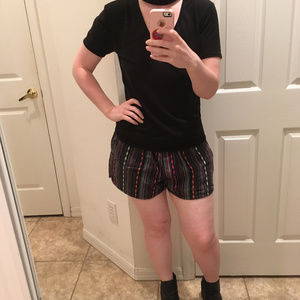 Used UO Ecote Striped Shorts, Size L